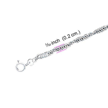 Singapore Sterling Silver Chain CH2350 - Jewelry
